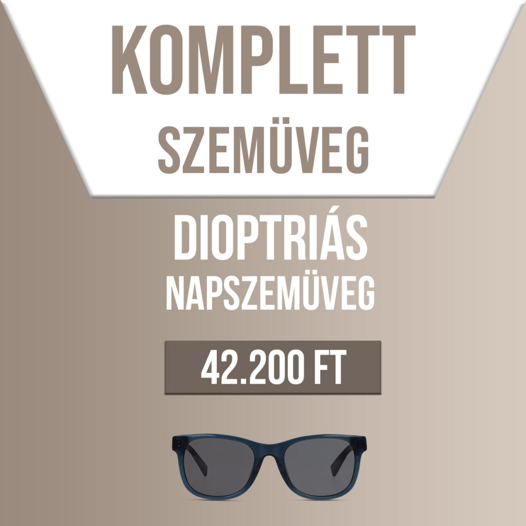 Dioptriás napszemüveg